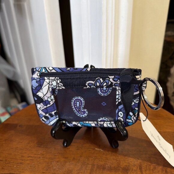Vera Bradley Iconic Jen Zip ID In Deep Night Paisley - NWT - Picture 2 of 4